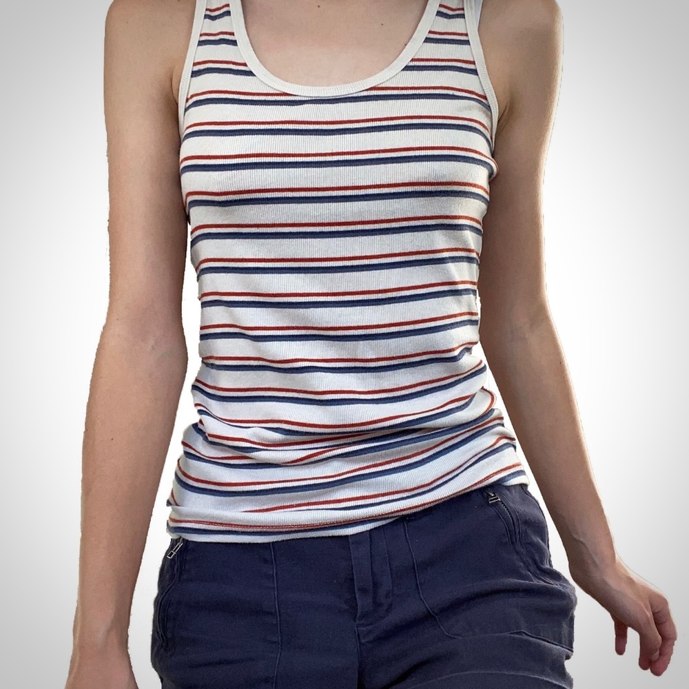 Ribbed Striped Tanktop